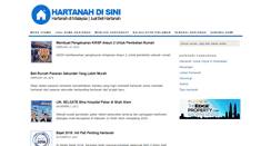 Desktop Screenshot of hartanahdisini.com